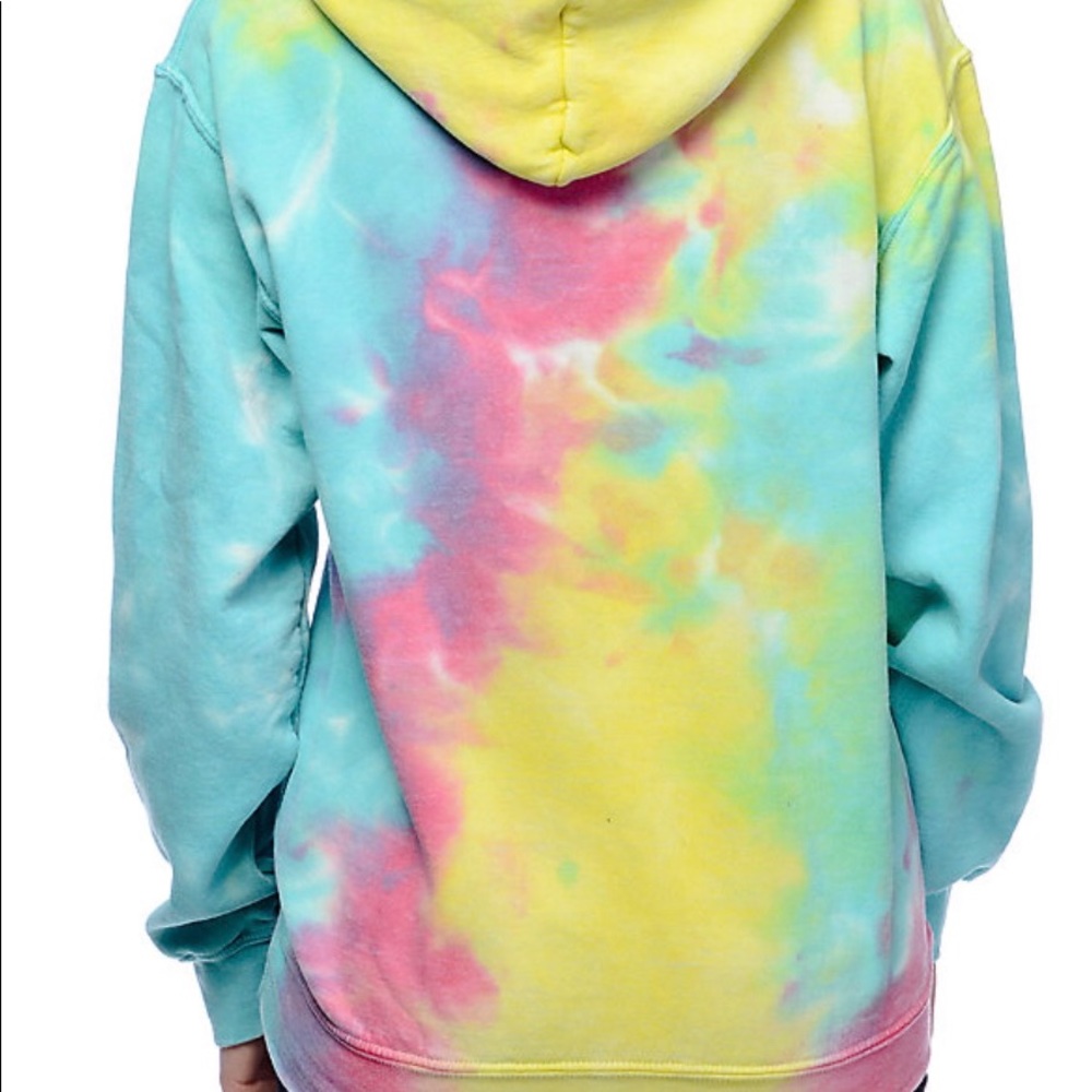 SOLD🤍💚💛tie die hoodie from JV by Jac Vanek